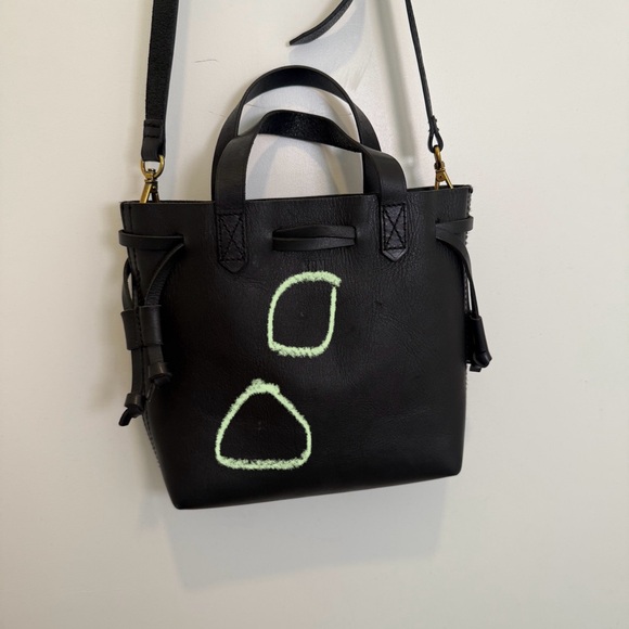 Madewell Black Leather Small Crossbody Bag - Picture 6 of 8